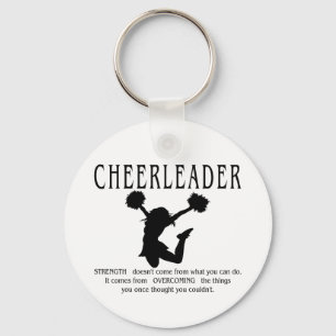 CheerLeaderinspiration Quote Nyckelring