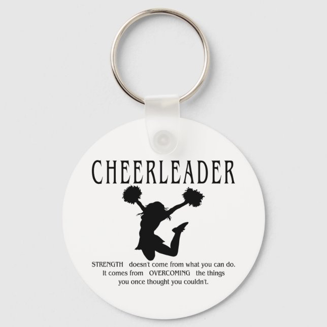 CheerLeaderinspiration Quote Nyckelring (Framsida)