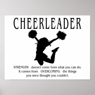 CheerLeaderinspiration Quote Poster
