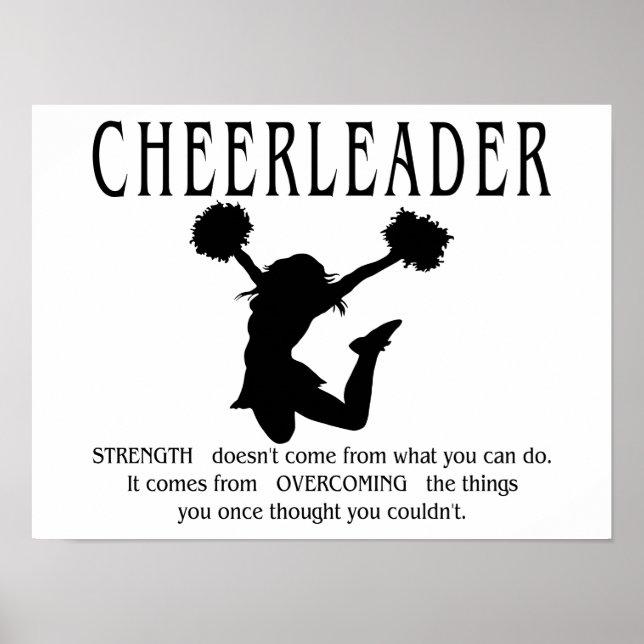 CheerLeaderinspiration Quote Poster (Framsidan)