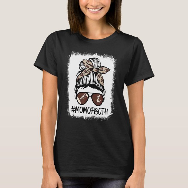 CheerLeaderMamma i Bleached Cheer Football, båda G T Shirt (Framsida)