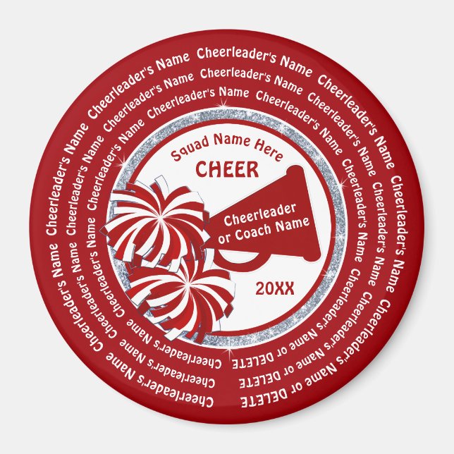 CheerLeaderpresenter i BULK, Red and White eller B Magnet (Framsidan)