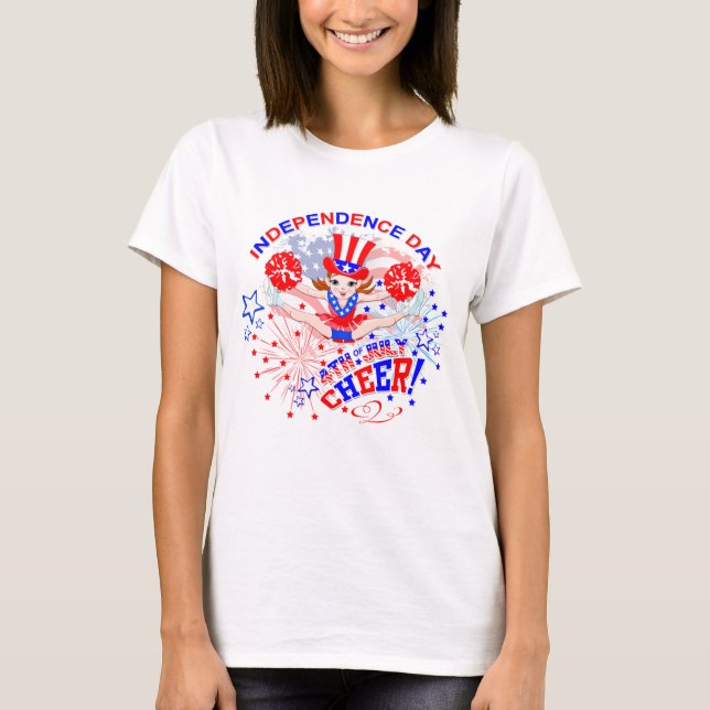 CheerLeaders, Independence day, 4 juli, Cheer Tee Shirt (Framsida)