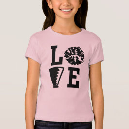 Cheerleaders kärlek t-shirt