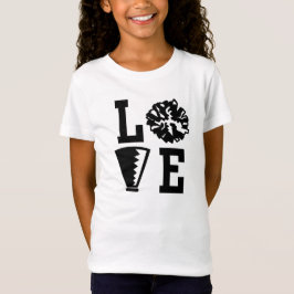 Cheerleaders kärlek t-shirt