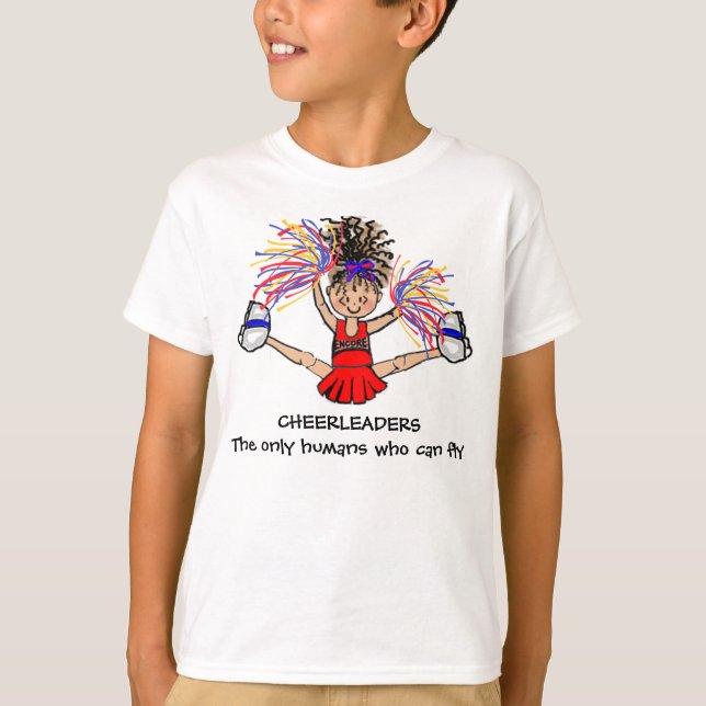 CheerLeaders (Ungdom) Fly Tee Shirt (Framsida)