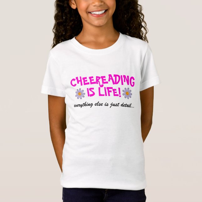 cheerleading är liv! Allt… Tee Shirt (Framsida)
