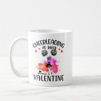 Cheerleading är min alla hjärtans dag TTA Kaffemugg