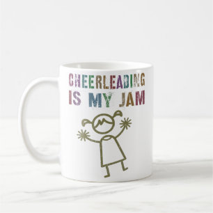 Cheerleading är min grej Cheerleading Lag Kaffemugg