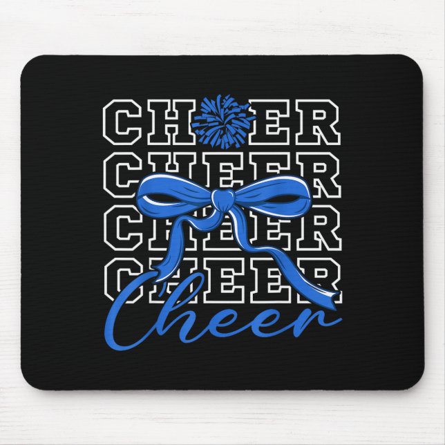 Cheerleading Cheer Blue Coquette Bow Cheerleader F Musmatta (Framsidan)