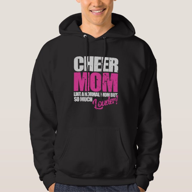 Cheerleading  Cheer Mom  Cheerleader Hoodie (Framsida)