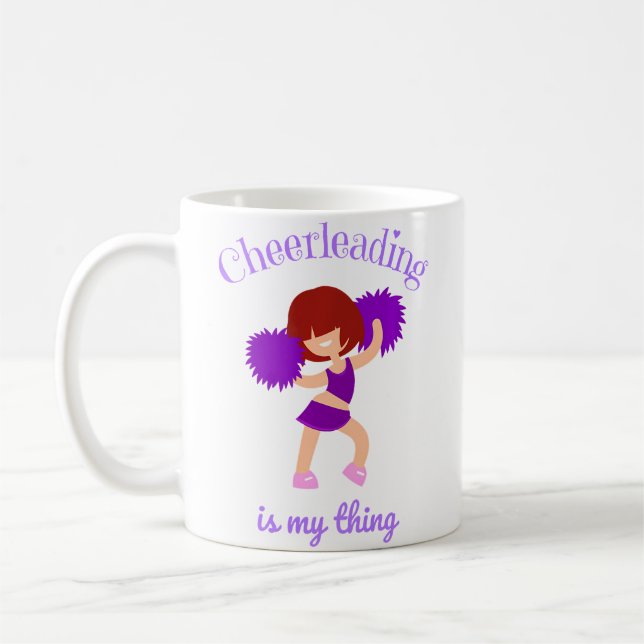 Cheerleading Cheerleading är min grej Cheerleader Kaffemugg (Vänster)