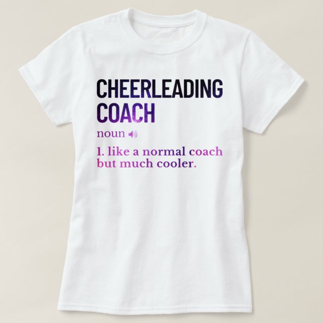 Cheerleading coach funny saying t shirt (Design framsida)
