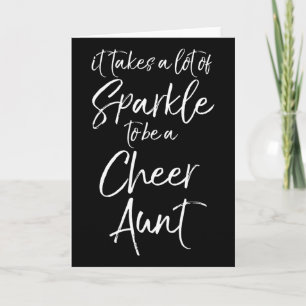 Cheerleading Det Krävs Mycket Glans För Att Vara E Kort