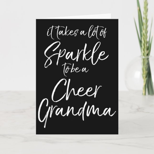 Cheerleading Det krävs mycket glans för att vara e Kort (Framsida)