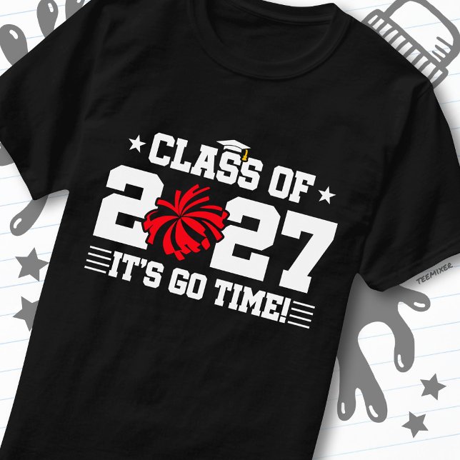 Cheerleading Examenscitat Avgångsklass 2027 T Shirt (Skapare uppladdad)