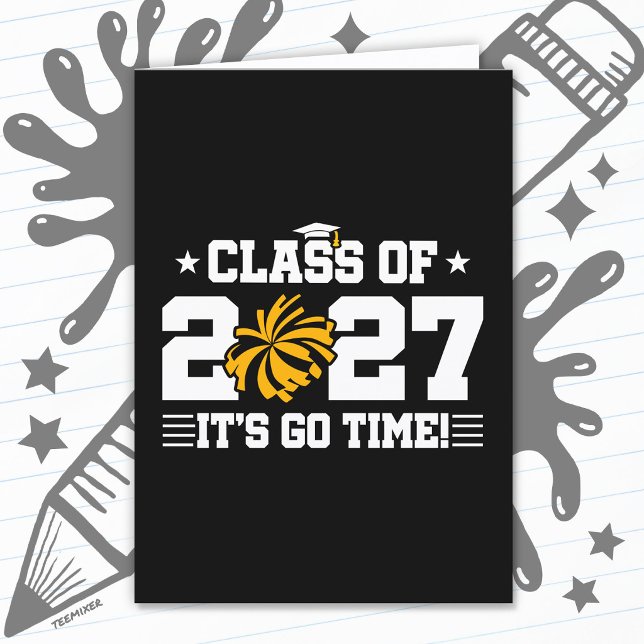 Cheerleading Examenstiden Avgångsklass 2027 Kort (Skapare uppladdad)