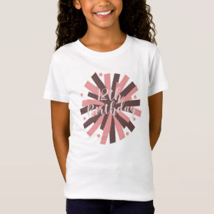 Cheerleading Födelsedagsfest Pom Pom Rosa Neutral T Shirt