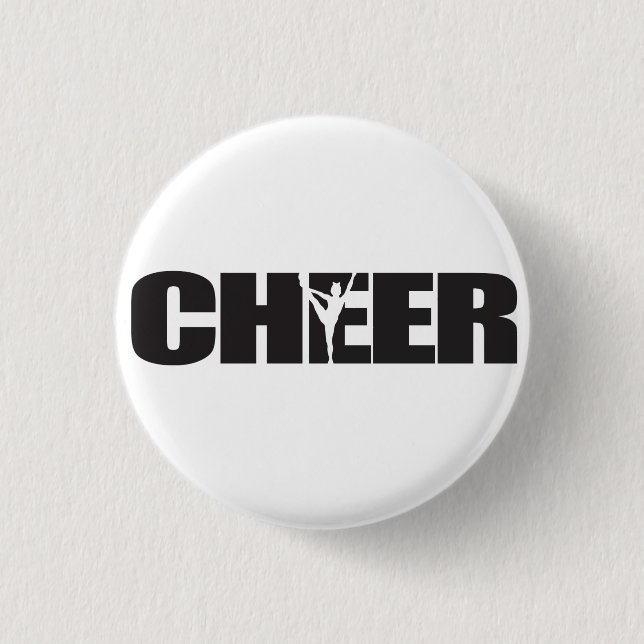 Cheerleading för jubeljubelledare knapp (Framsida)