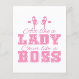 CHEERLEADING GIFT IDEA Teknisk design Flygblad