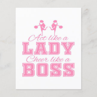 CHEERLEADING GIFT IDEA | Teknisk design Flygblad