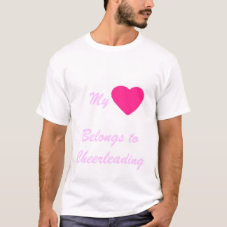 Cheerleading kärlek t-shirt