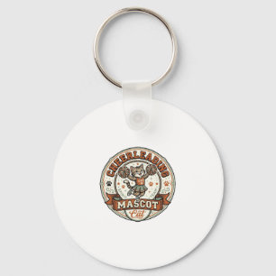 Cheerleading Maskot Katt Cheerleading Maskot Katt Nyckelring