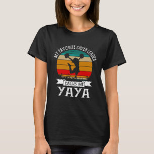 Cheerleading Min Favorit Cheerleader Kallar Mig Ya T Shirt