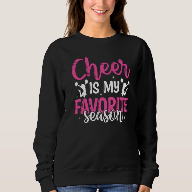 Cheerleading Saying Slogan  Cheer Is My Favorite S T Shirt (Framsida)