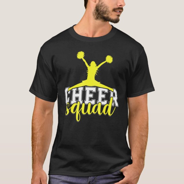 Cheerleading Saying Slogan   Cheer Squad T Shirt (Framsida)