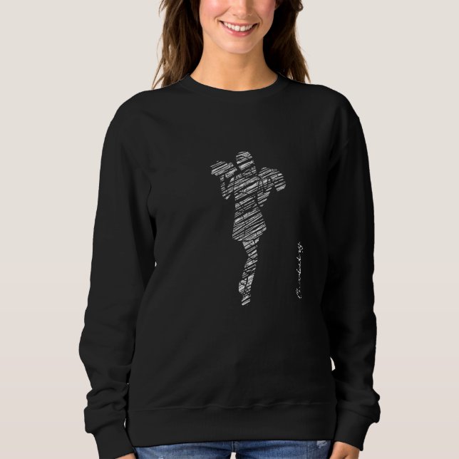 Cheerleading silhouette cheer  19 t shirt (Framsida)