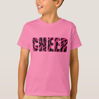 Cheerleading skjorta för sebra t-shirt