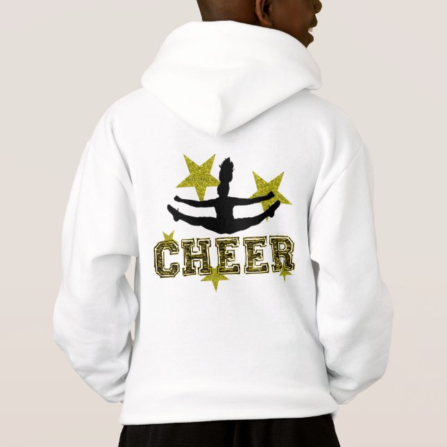 Cheerleading unge Hanes ComfortBlend® Hoodie Tee (Baksida)
