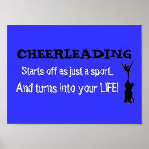 Cheerleading vänder in i liv! poster