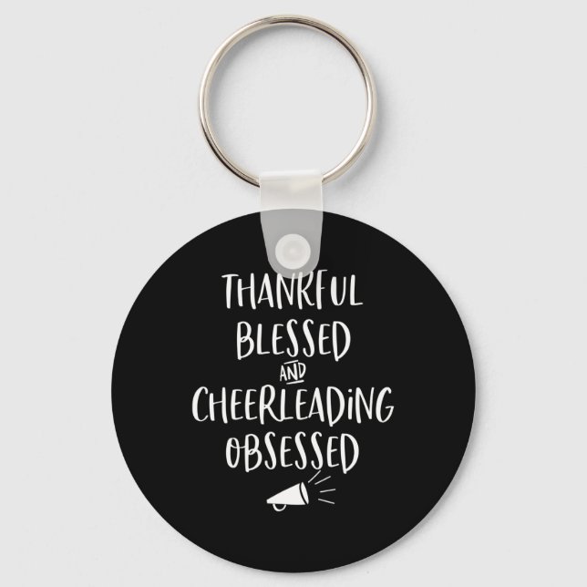 Cheerleadingpresent Cheerleader Cheer mamma Tränar Nyckelring (Framsida)