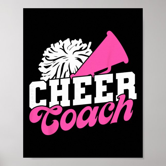 Cheerleadingstöttande tränare  poster (Framsidan)
