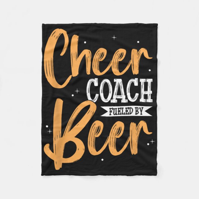 Cheerleadingtränare Cheer-tränare  Fleecefilt (Framsidan)