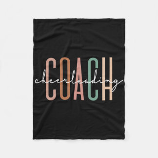 Cheerleadingtränare Söt Cheer För Coach Tacksamhet Fleecefilt