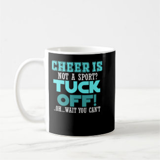 Cheerledande CheerLeader Cheers Inte en sport Kaffemugg