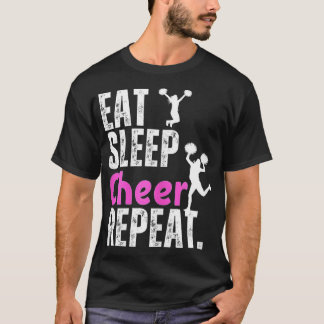 Cheerledande dans lustiga Eat Ssov Cheer Repeat ch T Shirt
