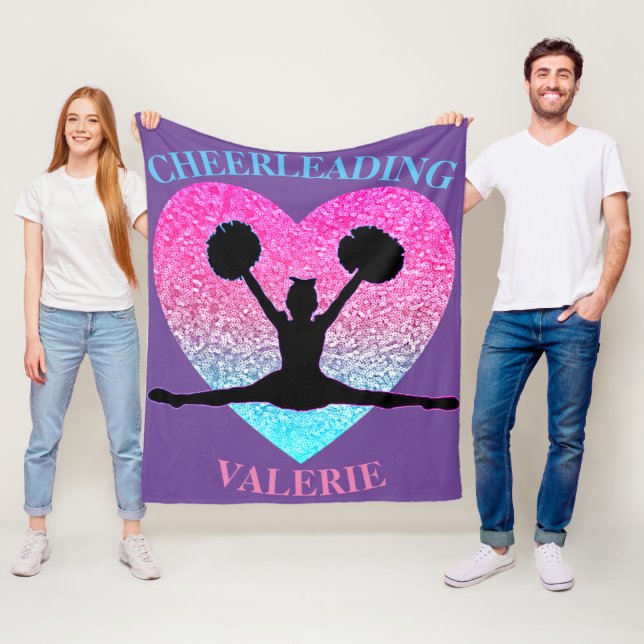 Cheerledande Fleece Blanket (På plats)