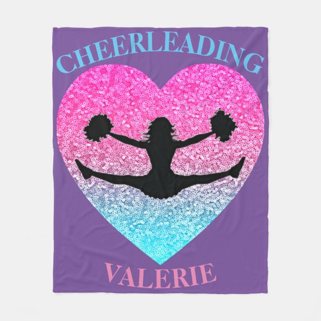 Cheerledande Fleece Blanket (Framsidan)