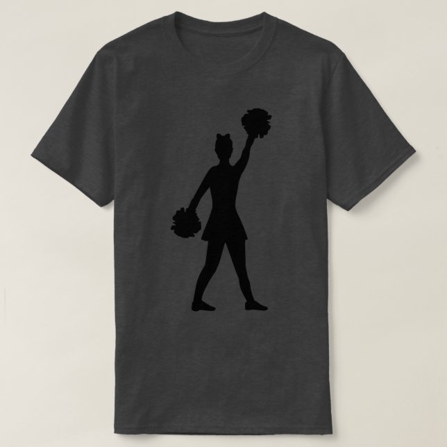 Cheerledande flicka t shirt (Design framsida)