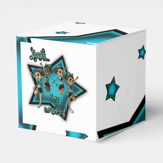 CheerLedare Birthday Presentaskar (Framsidan Sidan)