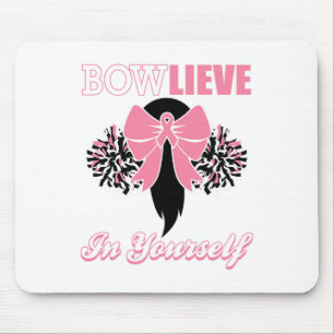 Cheerledare Breast Cancer Shirt Rosa Bow Cheer Gif Musmatta