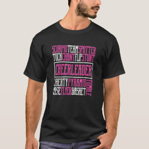 Cheerledare Cheer Bows Moves Cheerlead Co. T Shirt