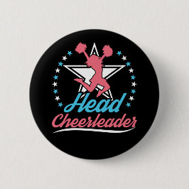 Cheerledare Cheerlead Kapten Knapp