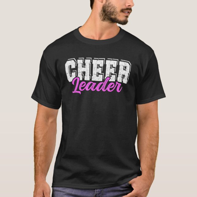 Cheerledare Cheerlead T Shirt (Framsida)