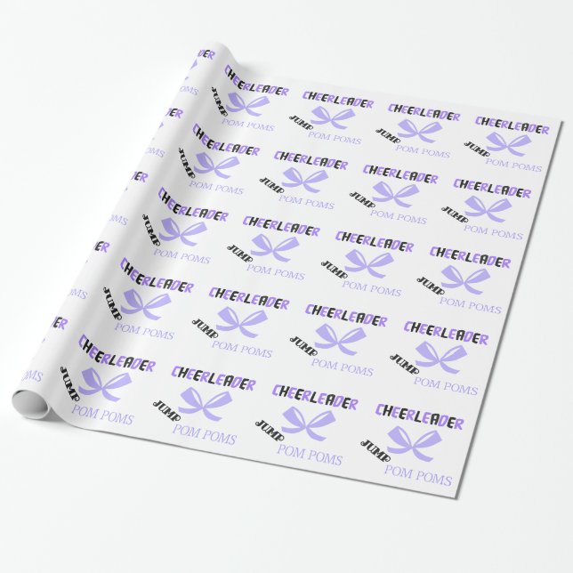 Cheerledare Dance Presentpapper (Utrullad)