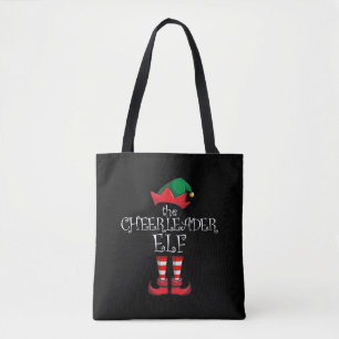 Cheerledare Elf Matching Family jul Pajama Tygkasse